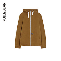 PULL&BEAR 05711535515-24 男士连帽轻薄风衣 卡其色 S