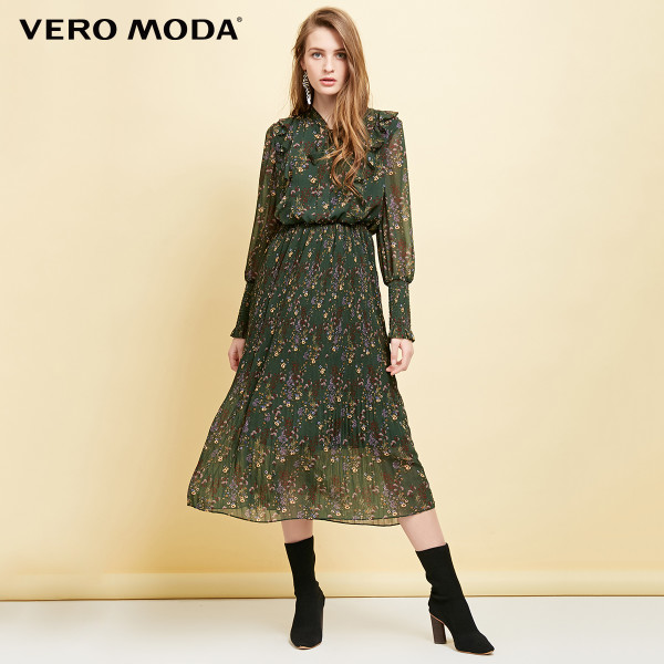 【vero moda31827d518连衣裙】vero moda 维莎曼 31827d518 女士碎花