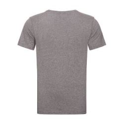 HUGO BOSS 雨果博斯 奢侈品 18新款 男士浅灰色LOGO图案棉质圆领短袖T恤 50379235 051 M码