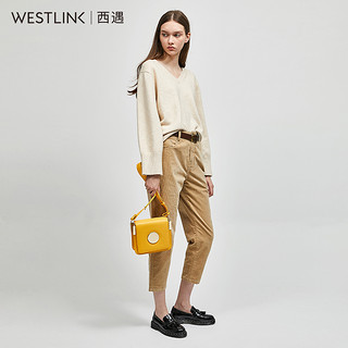 westlink 西遇 11980901 女士针织V领毛衣