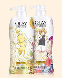 Olay玉兰油国风瓶沐浴露家庭装持久留香沐浴乳女士沐浴液 700ml*2