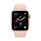 Apple 苹果 Apple Watch Series 4 智能手表 (金色铝金属、GPS、40mm、运动表带)