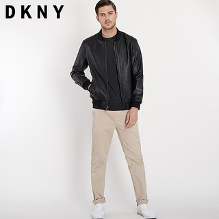 DKNY G833100A 男士绵羊皮修身皮衣