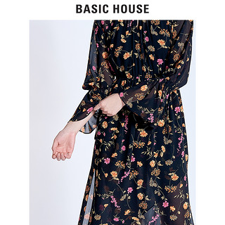 BASIC HOUSE 百家好 HROP521D 女士碎花连衣裙