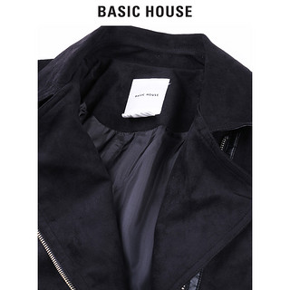 BASIC HOUSE 百家好 HQJK720X 女士休闲机车夹克