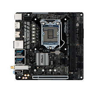 ASRock 华擎 H370M-ITX/AC H370 MINI-ITX主板（lntel LGA1151、H370）