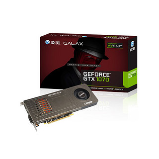  影驰 GeForce GTX1070无双 8G/256Bit 单槽 刀卡 小机箱独立显卡