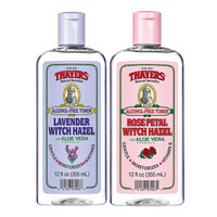 THAYERS 津尔氏 金缕梅爽肤水组合 玫瑰355ml+薰衣草355ml *3件