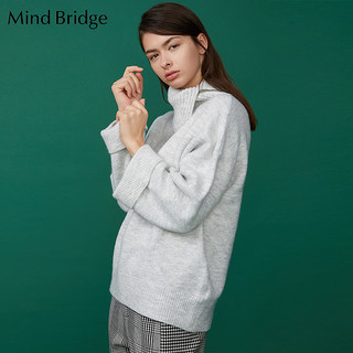 Mind Bridge MSKT728I 女士针织衫 黑色 S