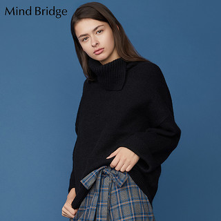 Mind Bridge MSKT728I 女士针织衫 黑色 S