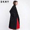 DKNY D8HJ5203S 女士纯羊毛中长款毛呢大衣