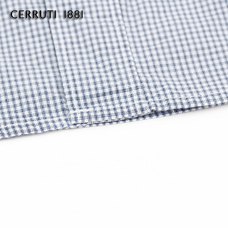 CERRUTI 1881 J34651R071 男士纯棉格纹长袖衬衫