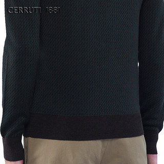 CERRUTI 1881 C3667TI051 男士羊毛混纺长袖针织衫