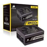 历史低价：CORSAIR 美商海盗船 RM650x 额定650W 全模组 电源（80PLUS金牌）