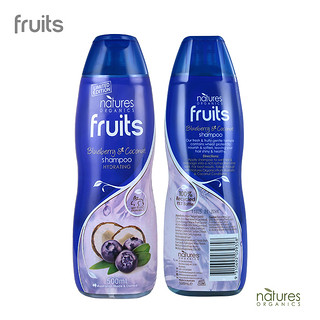 natures organics 无硅油蓝莓精华洗发水 (500ml)