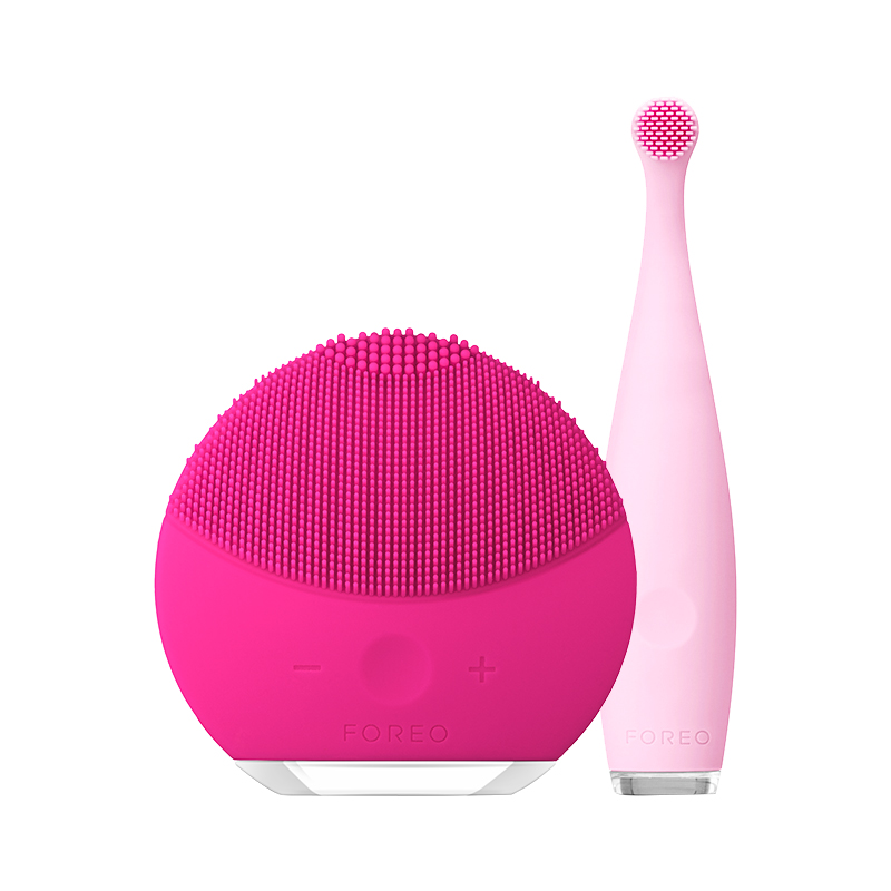 FOREO 斐珞尔 luna mini2 露娜洁面仪毛孔清洁器+Mikro儿童宝宝电动牙刷