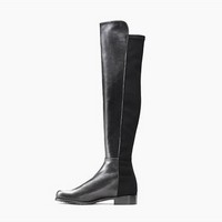 STUART WEITZMAN 斯图尔特·韦茨曼 HALF N HALF系列 5050系列 女士低跟过膝长靴