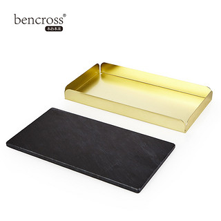 bencross 本心本来 北欧长方形托盘大理石置物盘 30*16*3cm