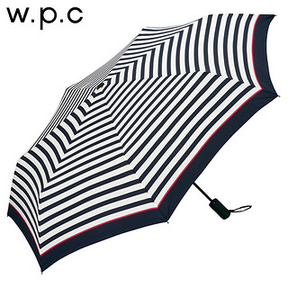 w.p.c MSJ系列 安全开合全自动三折晴雨伞 色块格子款