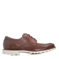 ROCKPORT 乐步  Sharp & Ready Plain系列系带有跟男士休闲鞋休闲皮鞋 Brown UK 7 