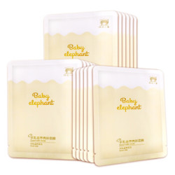Baby elephant 红色小象 羊乳滋养亮肤面膜25ML*18 *4件