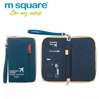m square 旅行美学 T131387 护照证件包