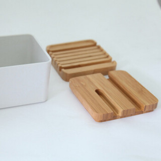 橙舍 cs8905 创意木质桌面收纳盒