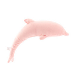 pidan猫薄荷海豚玩具 粉色 猫咪毛绒玩具猫薄荷逗猫棒磨牙玩具耐咬洁牙 *5件