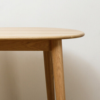  爱家佳 BH3810 简约橡木餐桌 单桌 原木色 1.5米
