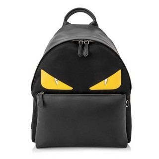 Fendi 芬迪 Bag Bugs Backpack 中性款小怪兽双肩包 黑色