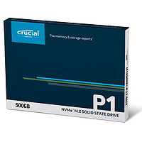 crucial 英睿达 P1 NVMe M.2 2280 固态硬盘 500GB