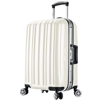 BINHAO 宾豪 1549KA 万向轮拉杆箱 28英寸 浅米白色 