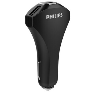 PHILIPS 飞利浦 车载充电器车充 DLP2012 支持QC快充