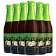 Lindemans 林德曼 苹果啤酒 组合装 250ml*6瓶 精酿果啤 比利时进口
