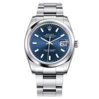 ROLEX 劳力士 蚝式恒动系列 自动机械男表 115200-72190 蓝盘条钉