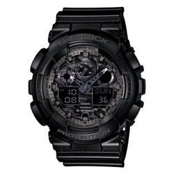 CASIO   卡西欧 G-SHOCK GA-100CF-1A 男士双显运动手表