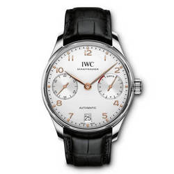 IWC 万国 葡萄牙系列 IW500704 男士自动机械腕表 黄针 黑带