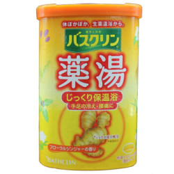 巴斯克林药草香浴盐(生姜)600g(日本进口) *2件