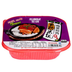 宏绿 梅菜扣肉口味 自热米饭 420g