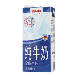 MUH 甘蒂牧场 全脂纯牛奶 1L