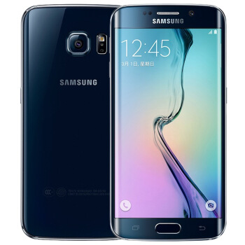 samsung三星galaxys6edgeg925064g版星钻黑移动联通电信4g手机