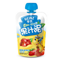 Heinz 亨氏 苹果草莓山楂红枣果汁泥 120g