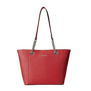 Calvin Klein Saffiano Tote 女士真皮手提包