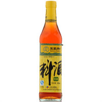 WANGZHIHE 王致和 精制料酒 500ml 烹饪黄酒 中华