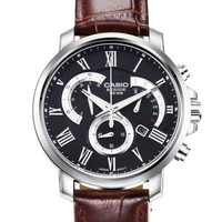 CASIO 卡西欧 大众指针系列 BEM-506BL-1A 男士时装石英表 防水 皮带