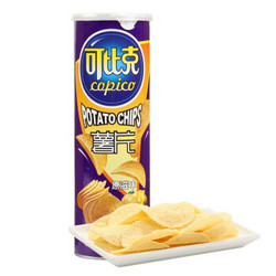 可比克 原味 薯片 零食休闲食品 105g *2件