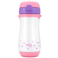 富光 FGA 嘟乐 FZ6031-400 户外运动不锈钢吸管保温真空儿童杯 400ml