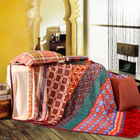 FUANNA 富安娜 圣之花 法兰绒毯 180*200