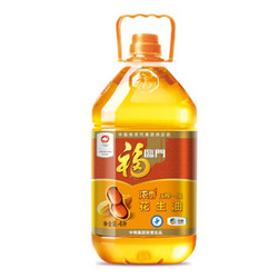 福临门 浓香压榨一级花生油 4L＋赠品福临门小磨香油100ml 纯芝麻油 *2件