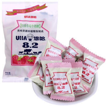 uha 悠哈 特浓草莓牛奶糖